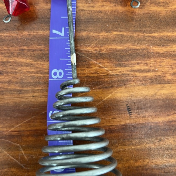 Restoration Hardware Red and Clear Beaded Tree Topper - Picture 7 of 7